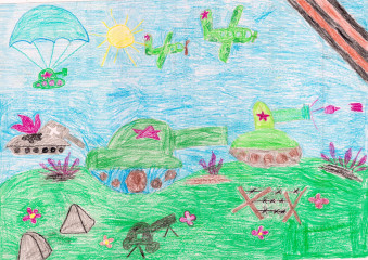 Коллективная работа старшей группы «Улыбка» детского сада № 6 «Аленушка» г. Кириллова