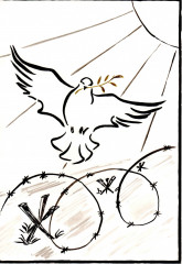 «Символ Победы (голубь)» Макарова Маргарита 15 лет