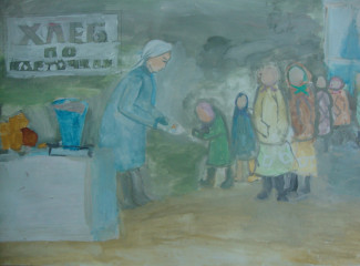 13.	«Хлеб в Ленинграде» Баскакова Евгения 9 лет 1 место во второй младшей группе