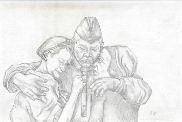 «Встреча» Малгина Полина 10 лет 1 место во второй младшей группе