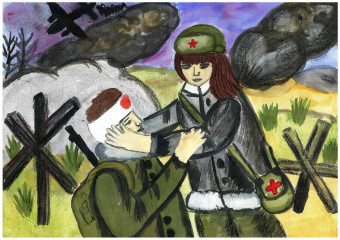 «После боя» Селезнева Наталия (Взрослая группа)