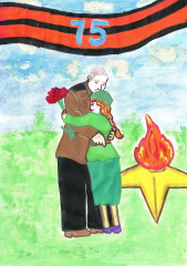 «Долгожданная встреча» Бырка Елизавета 4 года