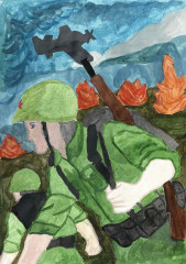 «Наступление» Васильков Евгений 6 лет