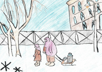 «Блокадный город» Ефремова Елизавета 10 лет