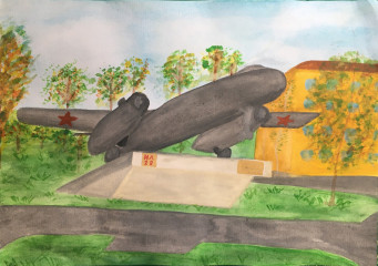 «Самолет Ил-28» Загуляева Мария 14 лет