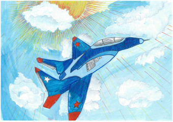 «В облаках» Базанов Денис 12 лет