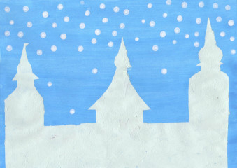 Оленичева Ксения «Наш белокаменный зимой» 5 лет 3 место